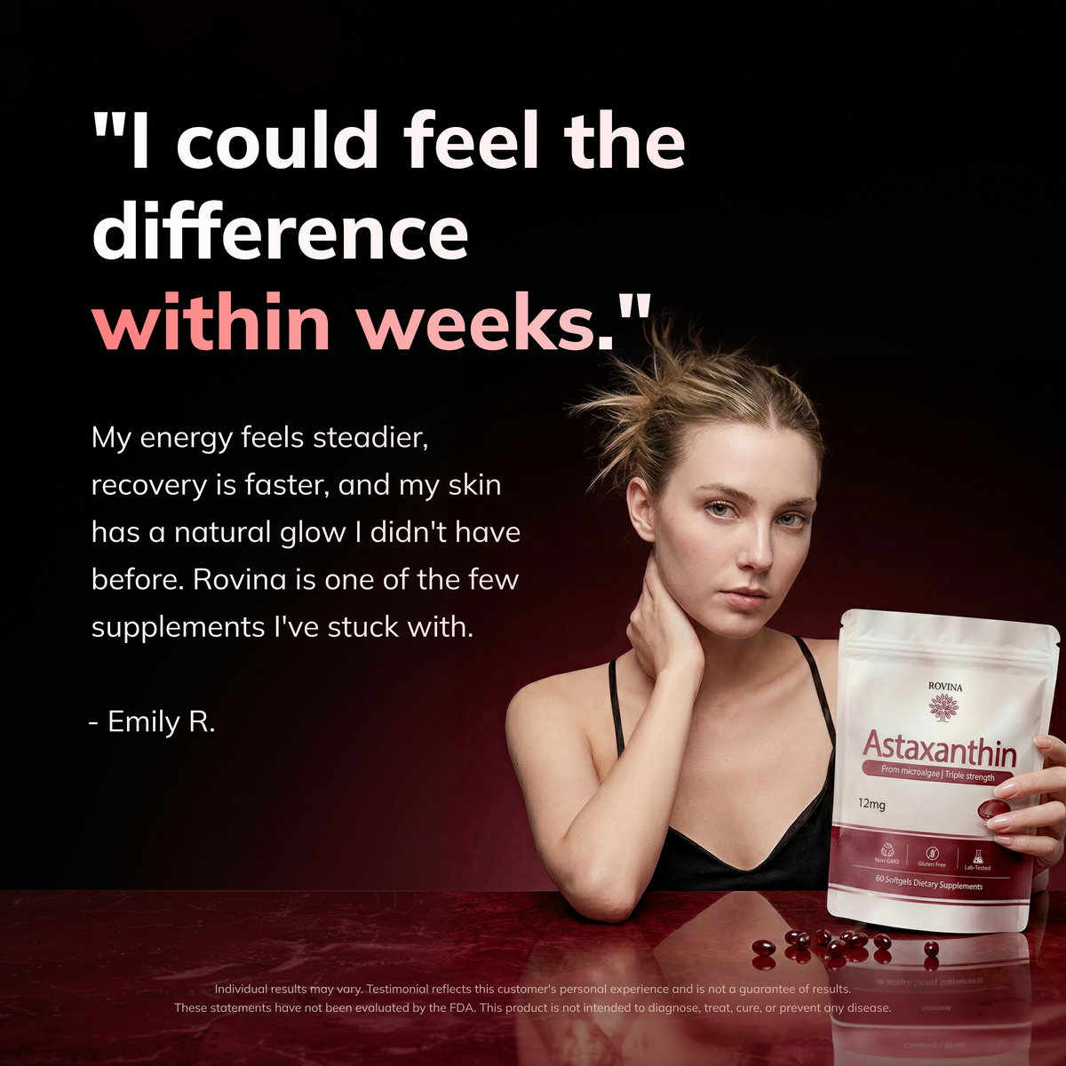 Rovina Astaxanthin - 12mg Softgels free