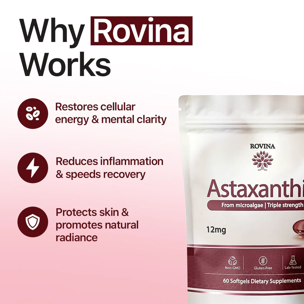Rovina Astaxanthin · Kidney & Whole-Body Support