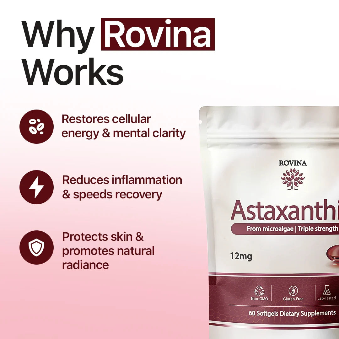 Rovina Astaxanthin · Kidney & Whole-Body Support