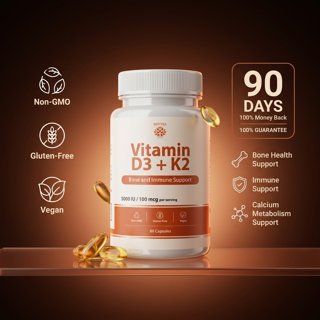 Rovina Vitamin D3 + K2  FREE