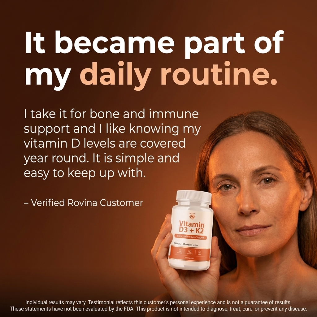Rovina Vitamin D3 + K2  FREE
